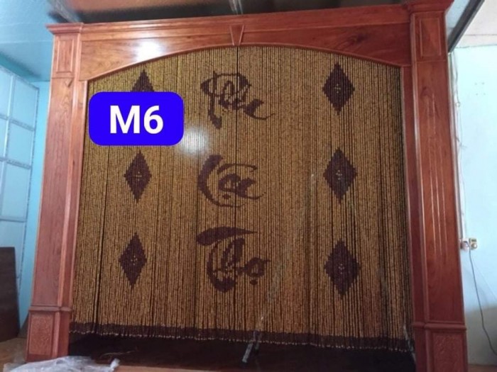 RÈM HẠT GỖ