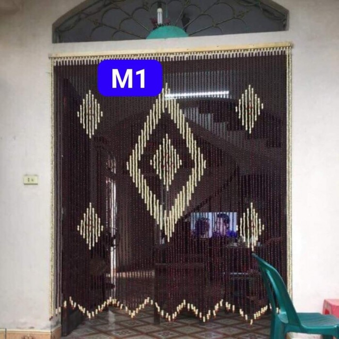 RÈM HẠT GỖ