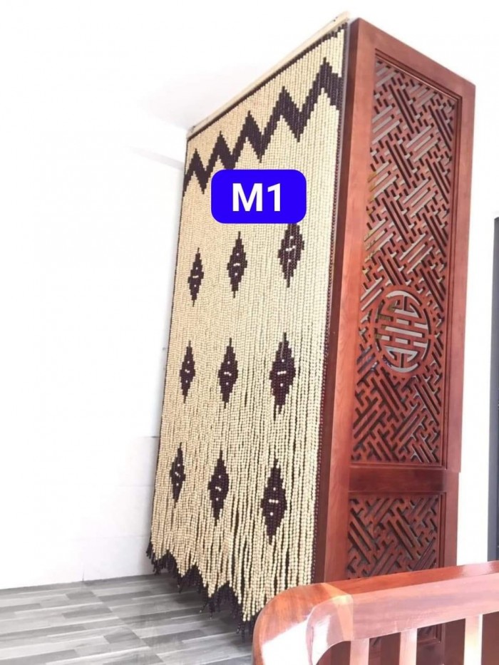 RÈM HẠT GỖ