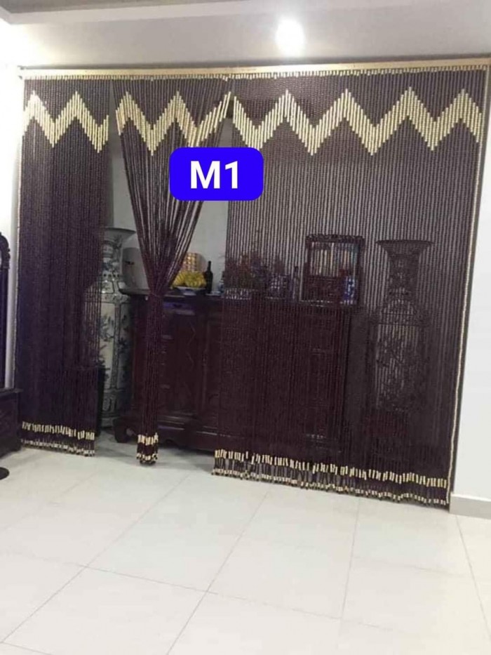 RÈM HẠT GỖ