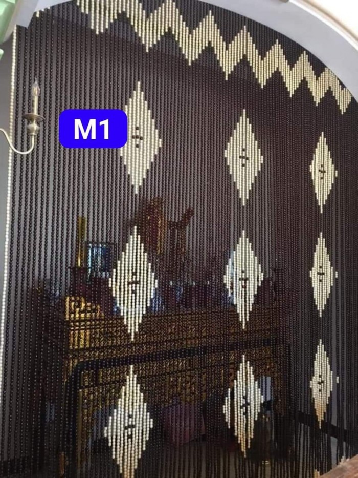 RÈM HẠT GỖ