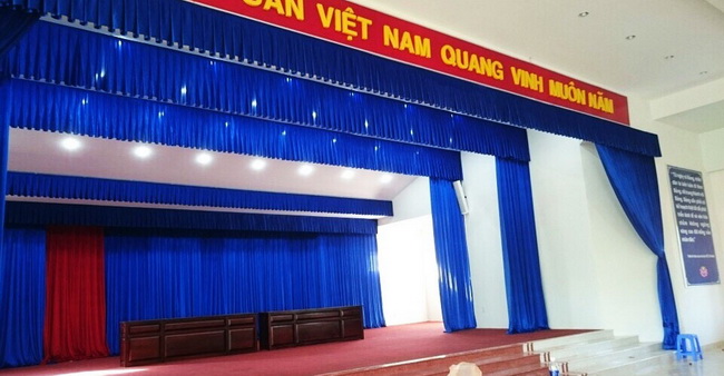 phông Hội trường Vải Nhung
