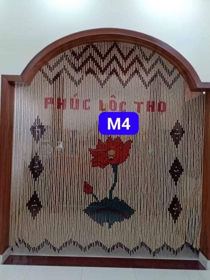 RÈM HẠT GỖ